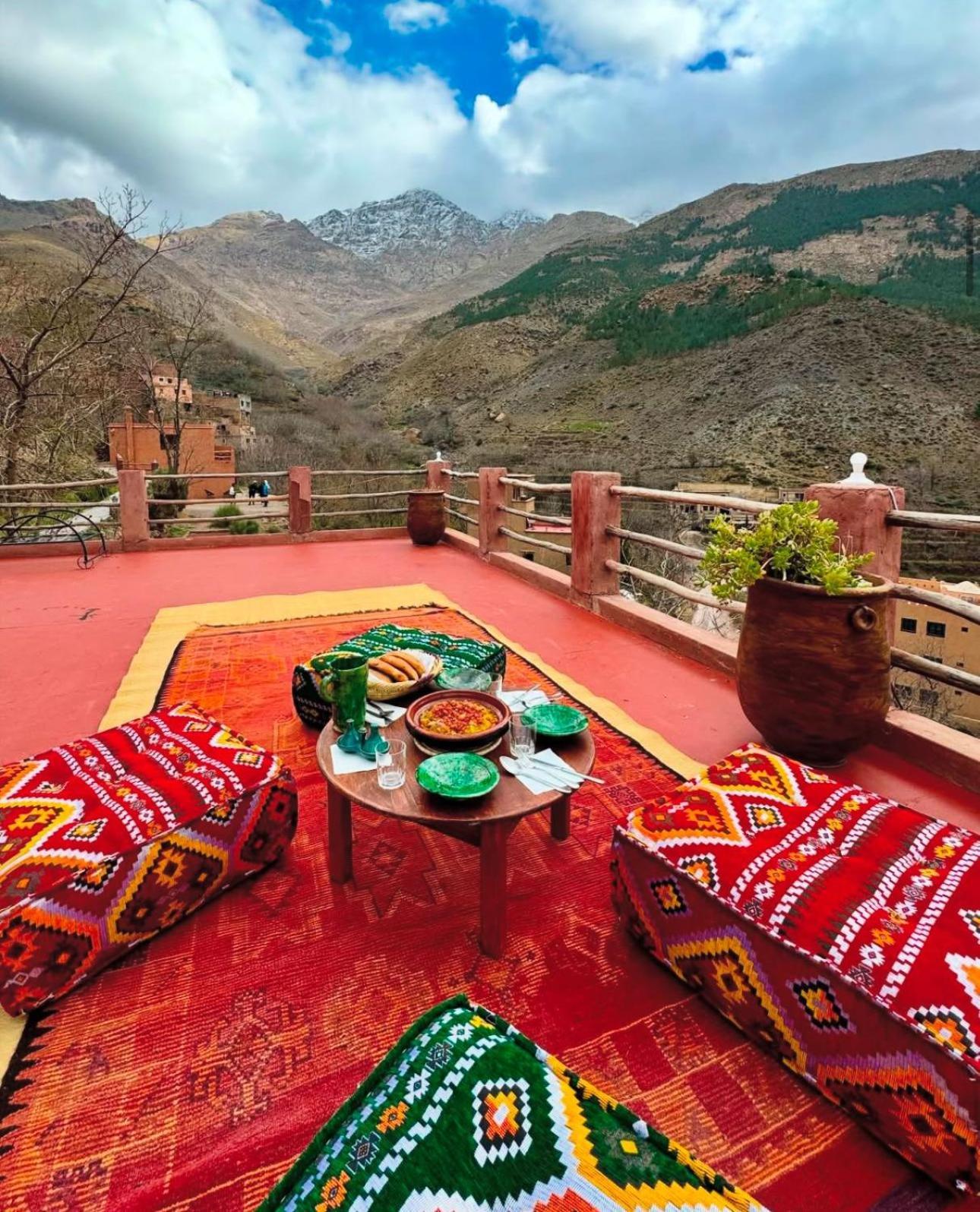 Hotel Aux lumières du toubkal Light of Toubkal à Imlil  Extérieur photo